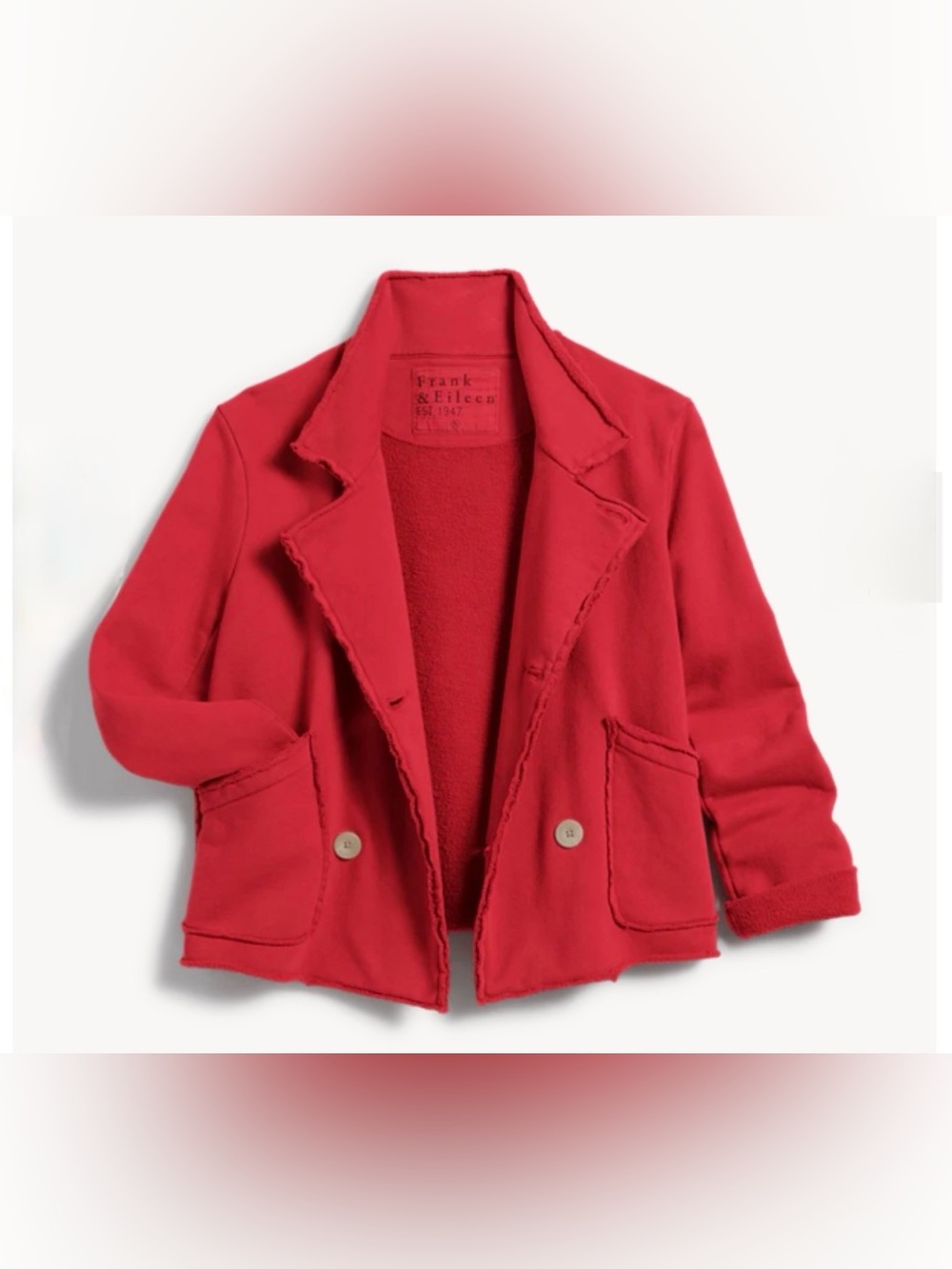 Frank & Eileen Mini Belfast / Lab Crop Jacket / Cherry / Size XSmall